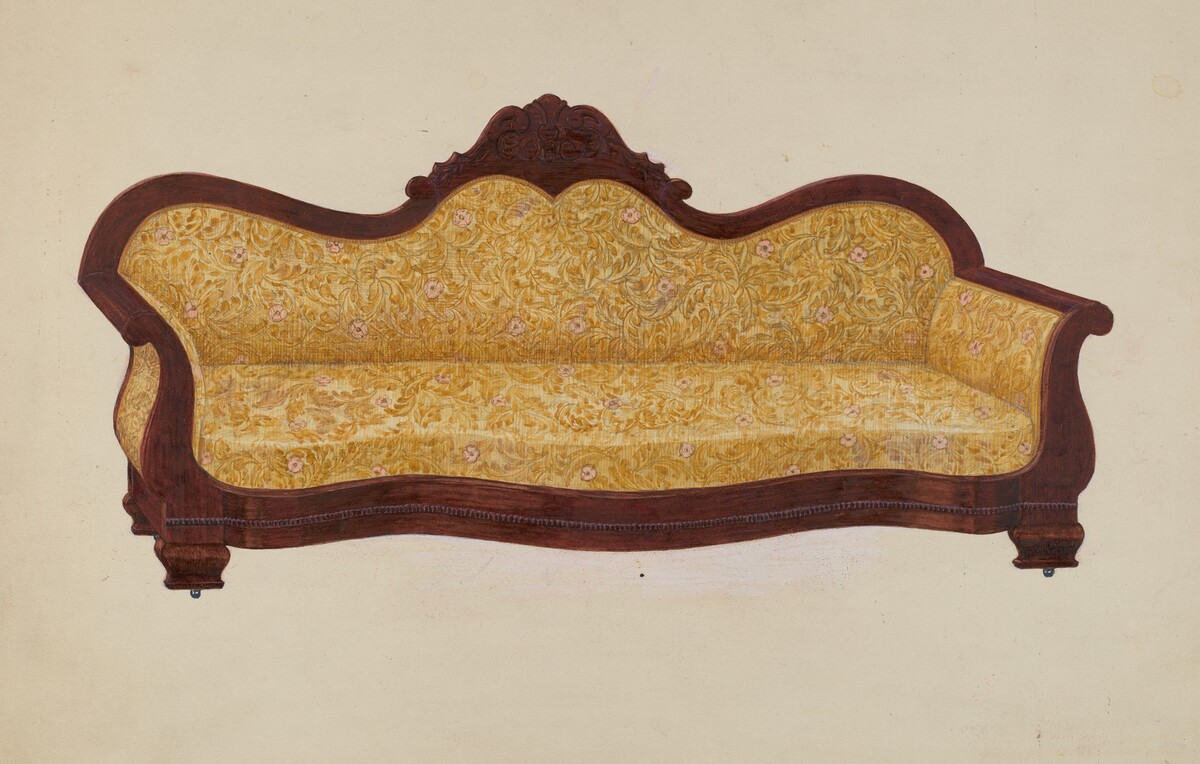 Mahogany Sofa
