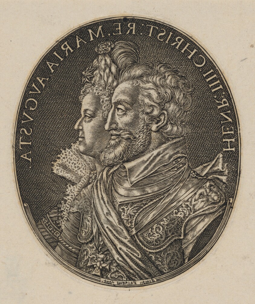 Henri IV and Maria de Medici [top half]