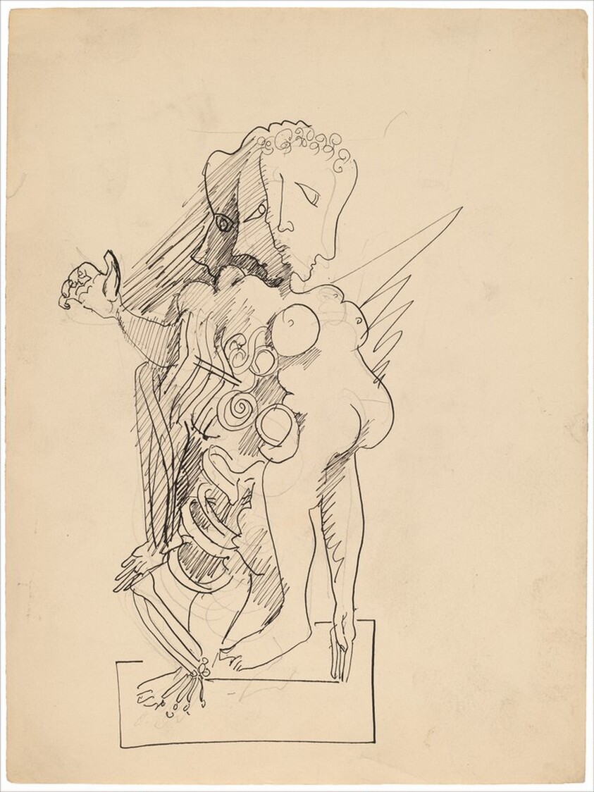 Abstract Figural Composition