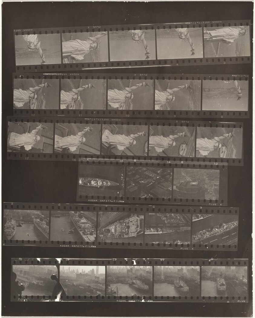 Helicoptor over harbor--New York City no number