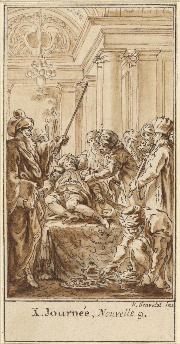 Tenth Day, Ninth Story: Saladin Bestows Rich Gifts on the Sleeping Torello