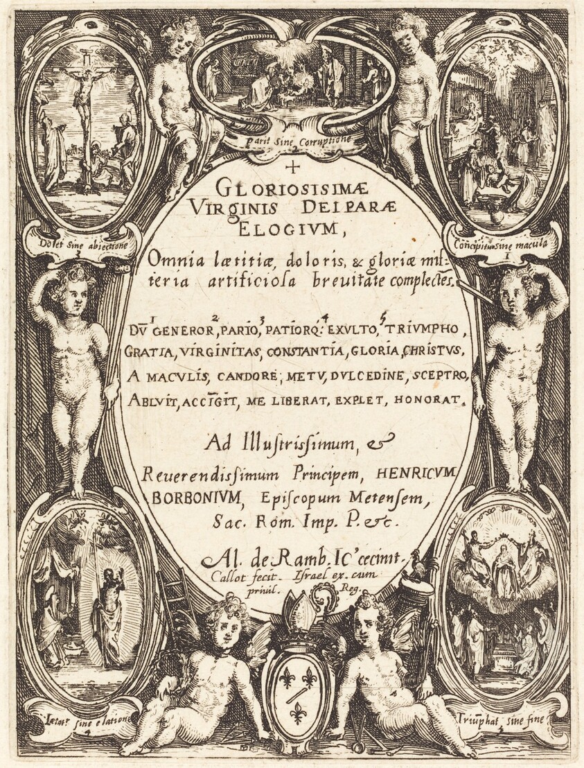 Frontispiece for "Gloriosissimae"