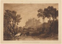 The Castle Above the Meadows, Joseph Mallord William Turner and Charles Turner, published 1808