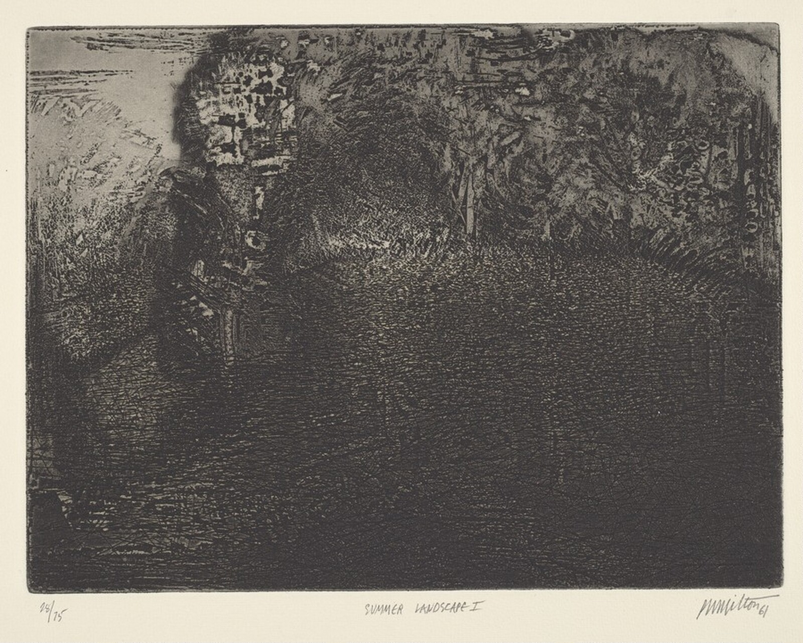 Summer Landscape, Peter Milton, 1961