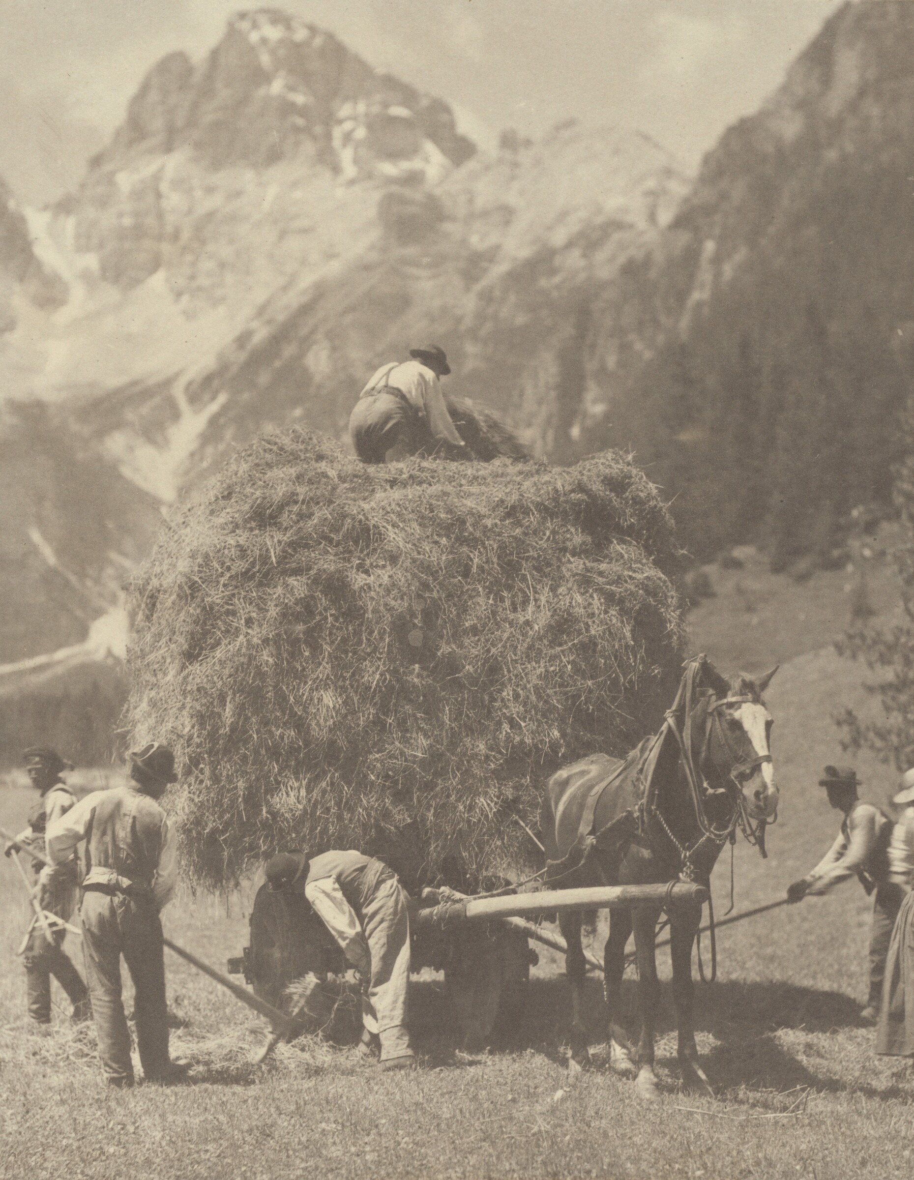 The Last Load, Alfred Stieglitz, 1890, printed 1895/1896