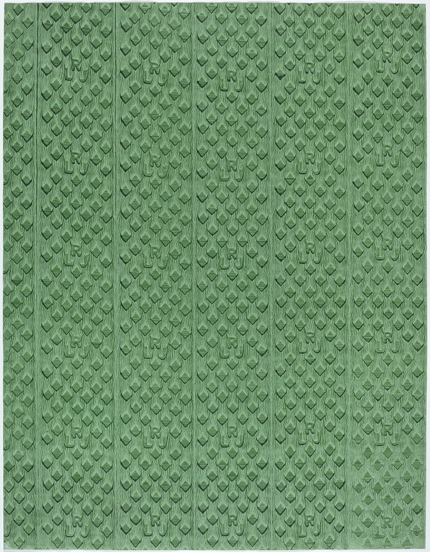 Endpaper with the Initials LJR