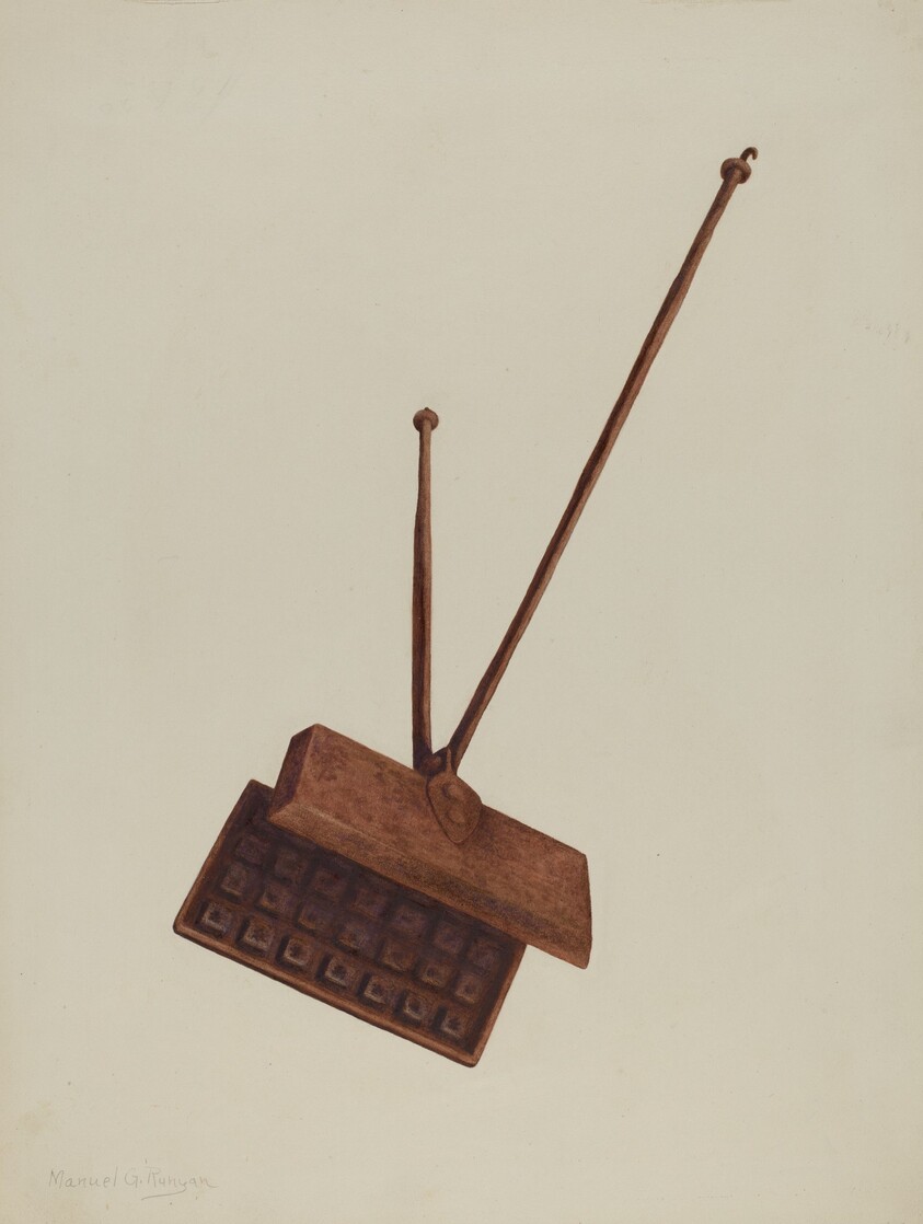 Fireplace Waffle Iron