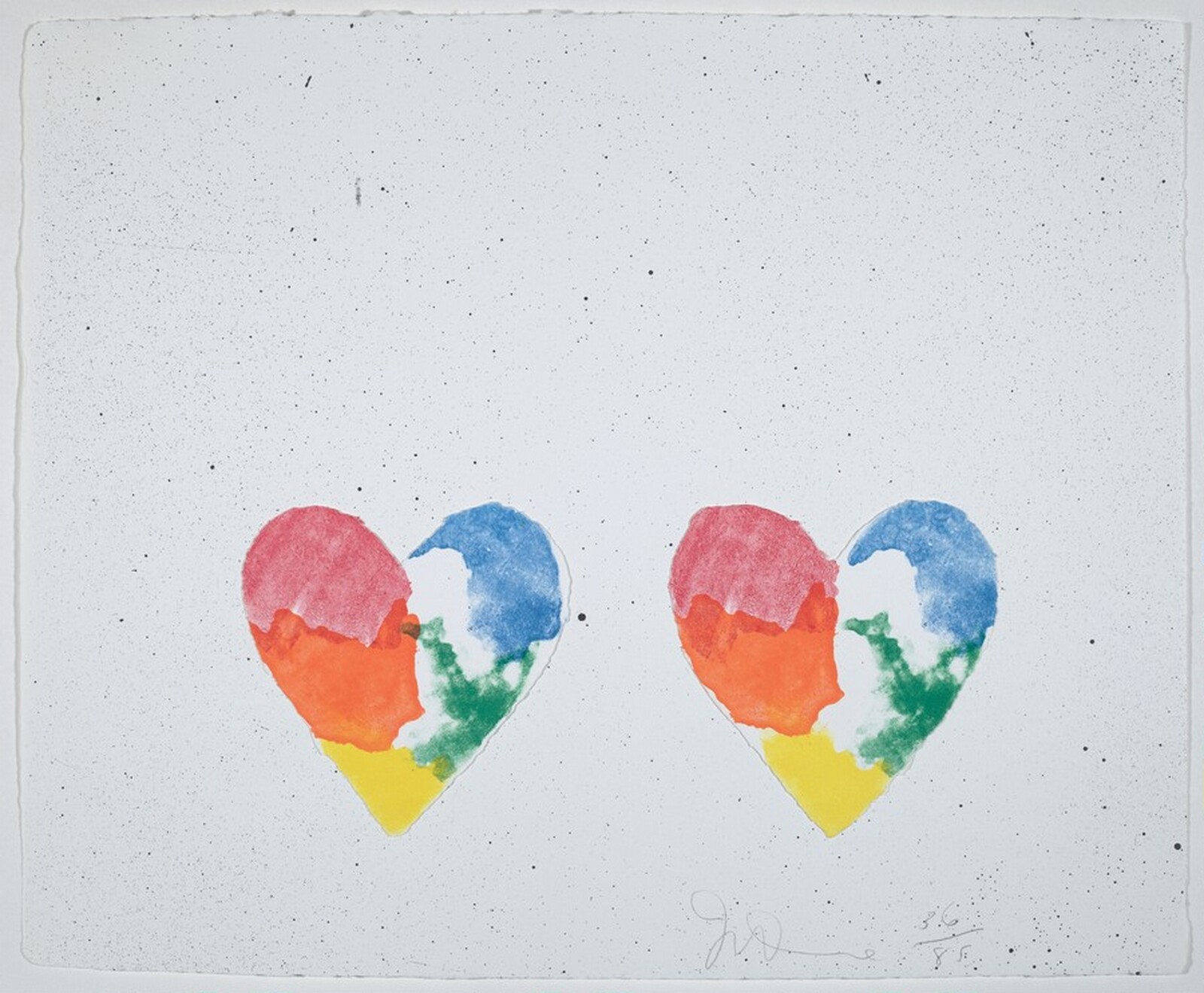Two Dutch Hearts, Jim Dine, 1970