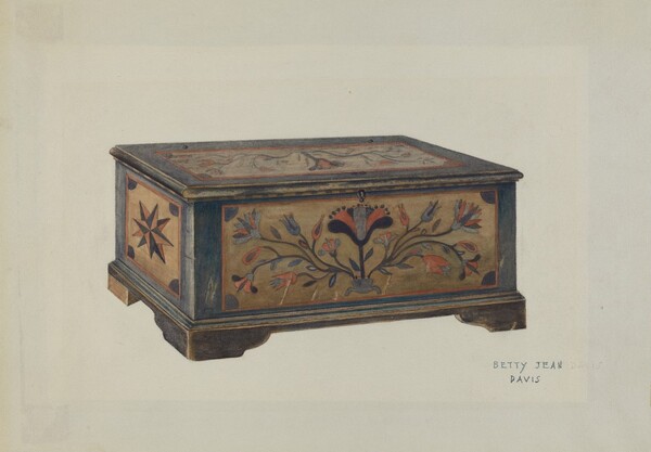 Pa. German Sample Chest
