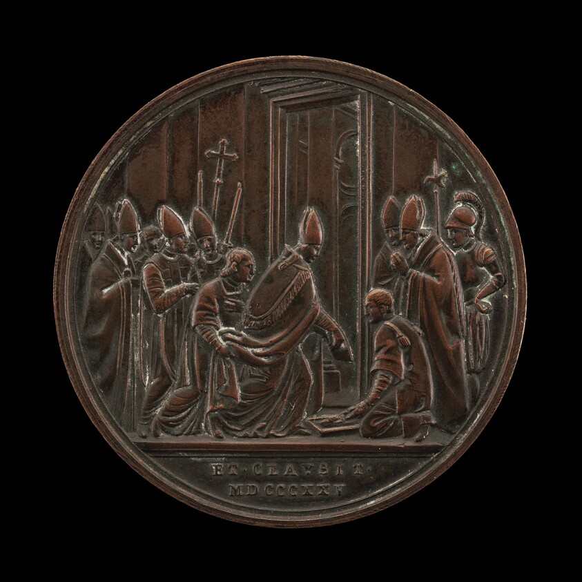 Leo XII and Cardinals Concluding the Jubilee Year [reverse]