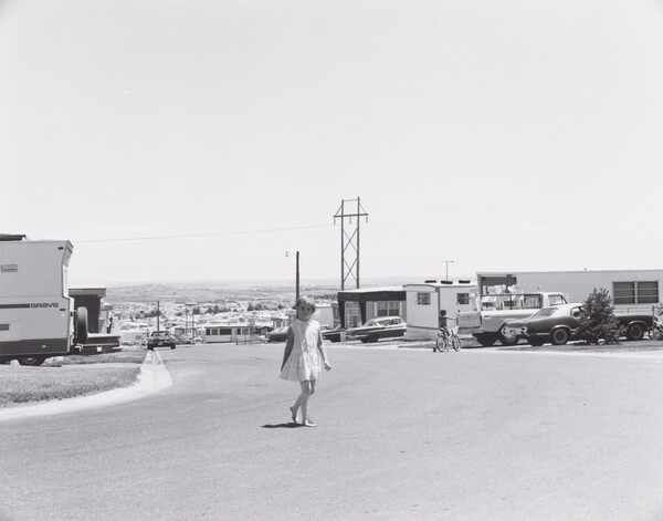 Mobile home park, north edge of Denver