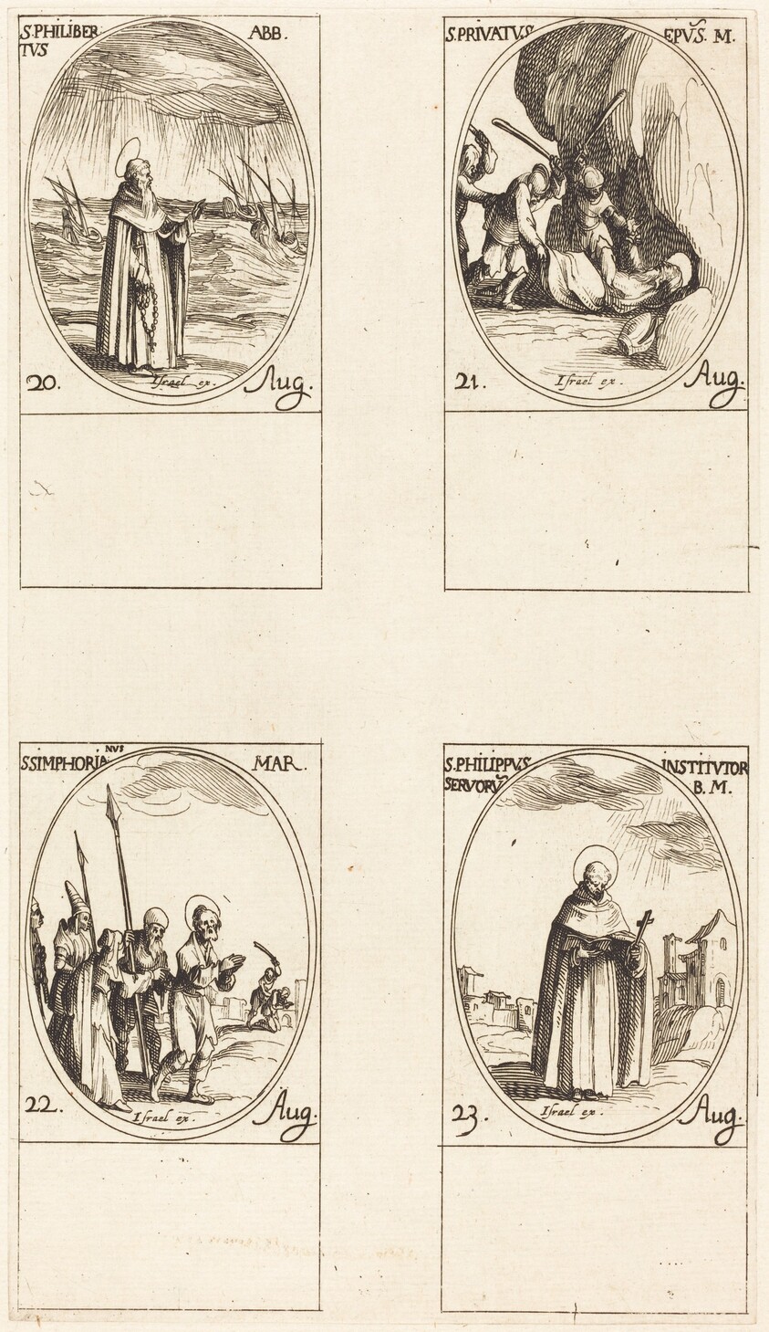 St. Philibert, Abbot; St. Privatus; St. Symphorian; St. Philip