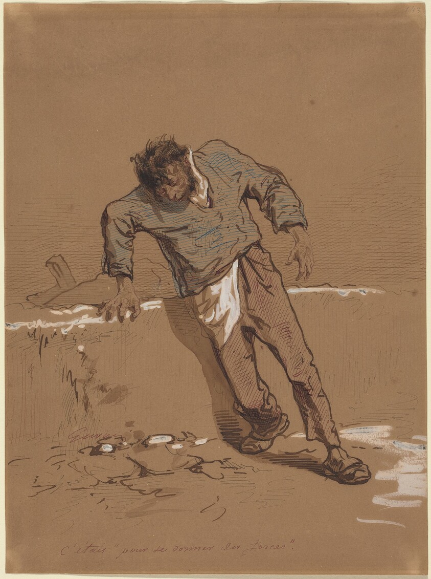 C'etais "pour se donner des forces"