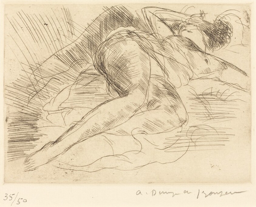 Reclining Nude (Nu entendu)