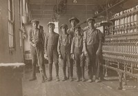 Doffer Boys in Globe Cotton Mill, Augusta, Georgia, Lewis Hine, January 1909