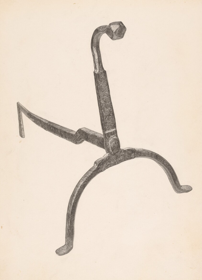Andiron (one of pair)