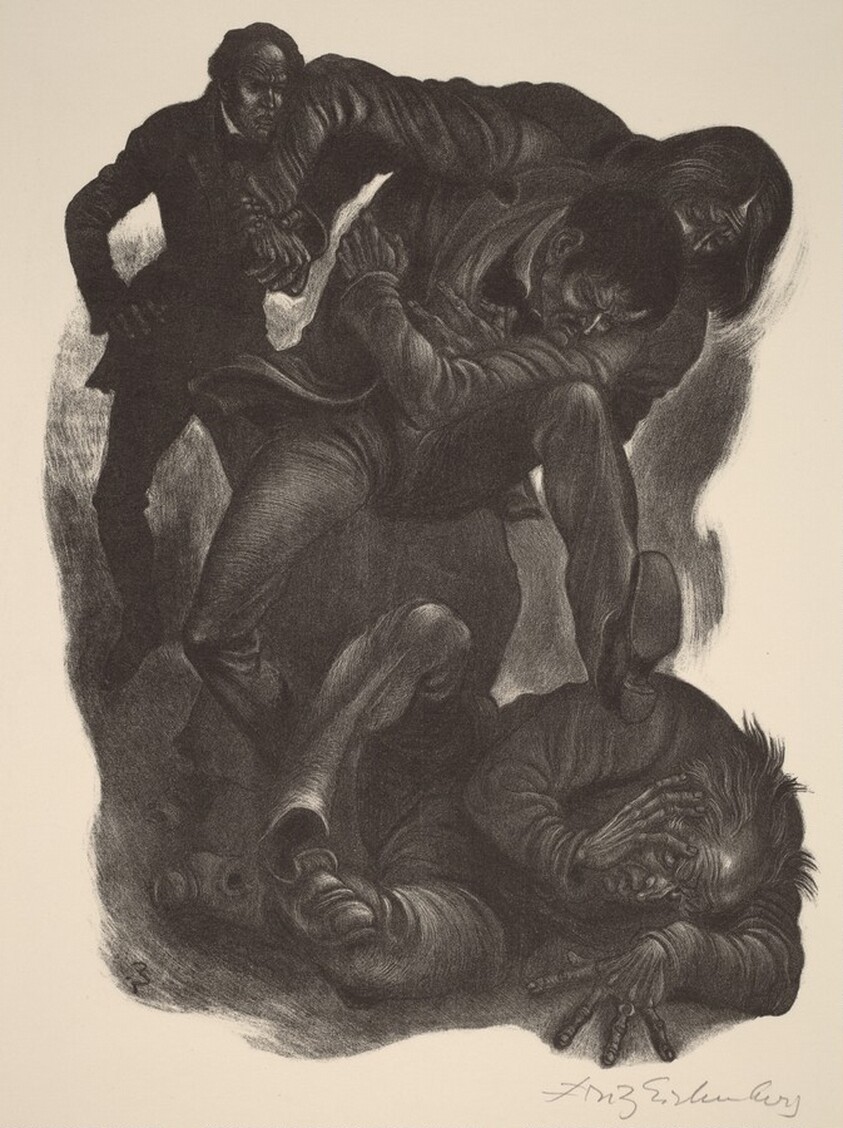 The Madness of Dmitri (Book III: The Sensualists, facing p.106)