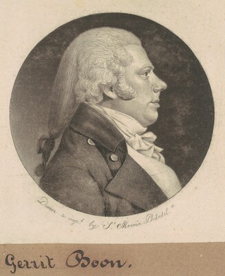 Gerrit Boon, Charles B. J. Févret de Saint-Mémin, 1801