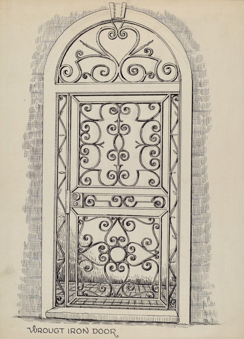 Wrought Iron Door