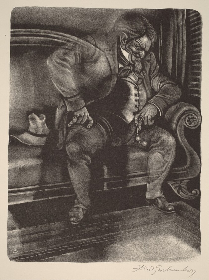 Ivan and the Devil (Book XI: Ivan Fyodorovich, facing p.492)