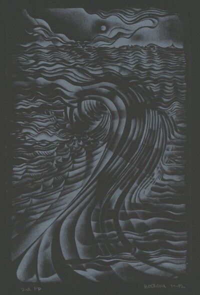 Study for Untitled Print (White on Black)