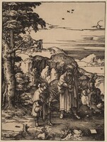 Abraham Going to Sacrifice Isaac, Lucas van Leyden, 1517/1519
