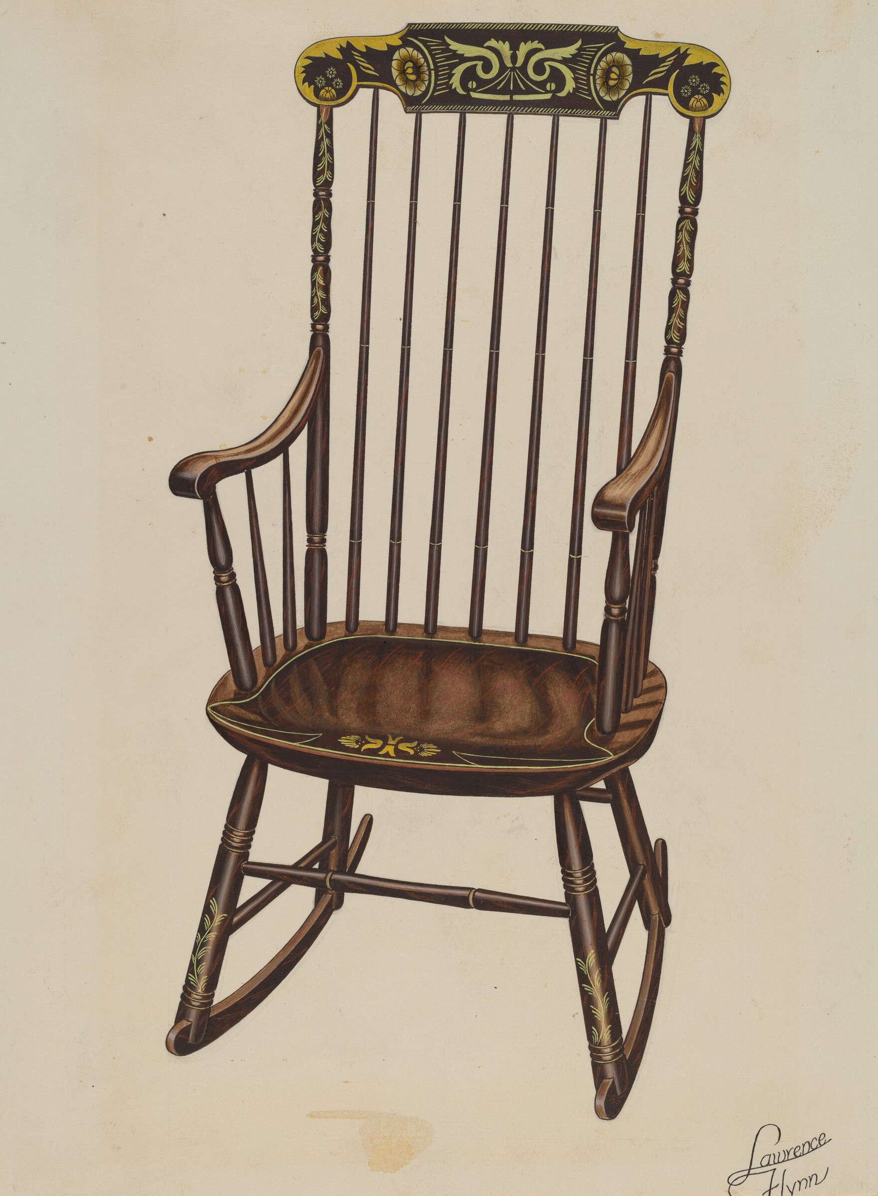 Hitchcock Rocker, Lawrence Flynn, c. 1936