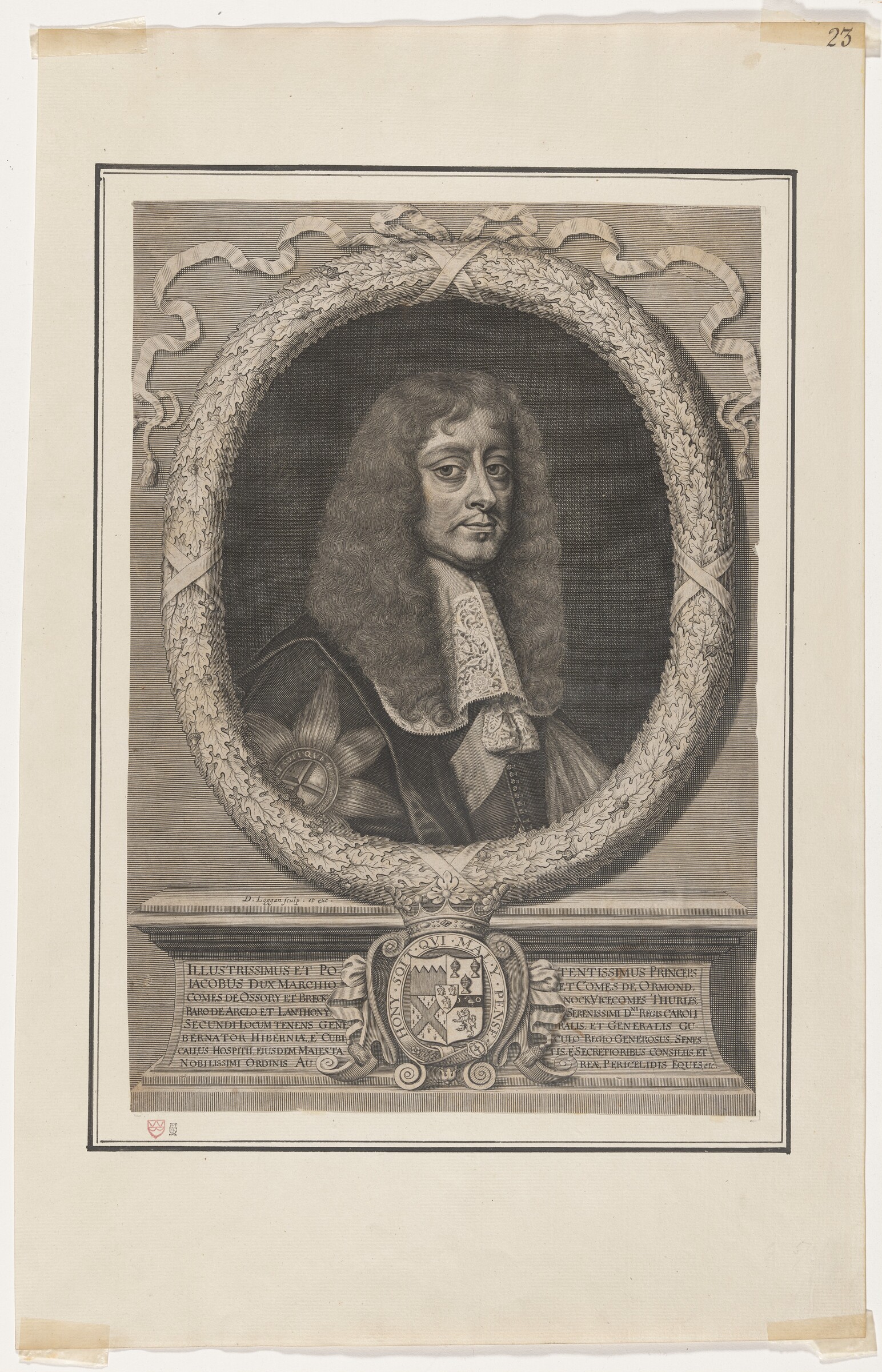 James Butler, First Duke of Ormonde, David Loggan