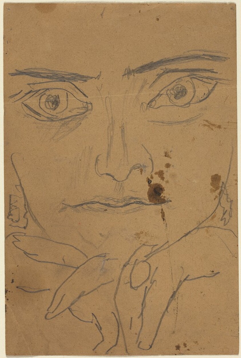 Weibliches Bildnis, frontal (Frontal View of a Woman)