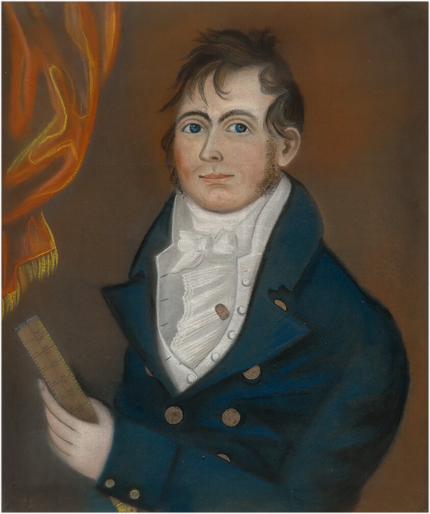 Young Man with Folding Rule