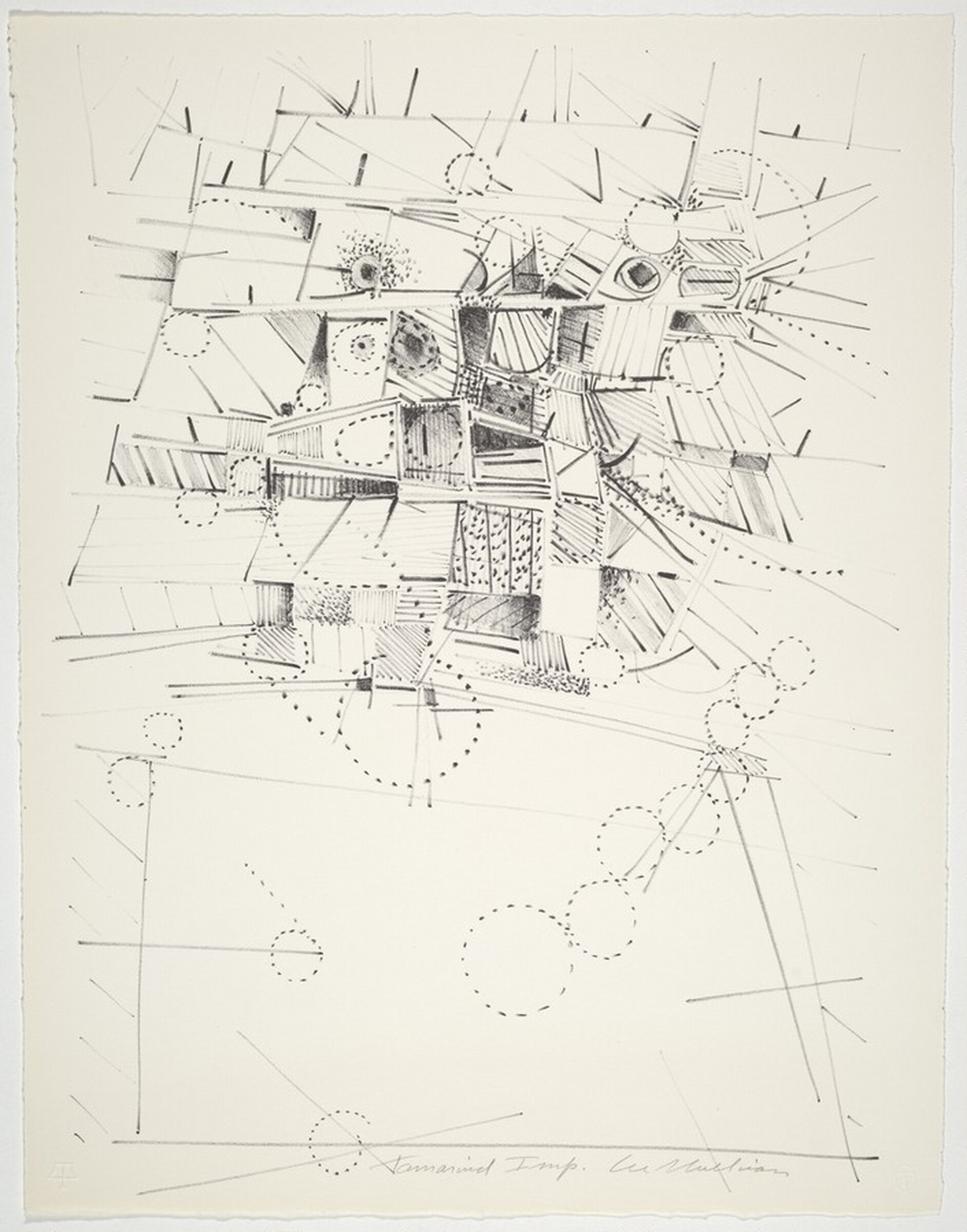 Pencil Head, Lee Mullican, 1964