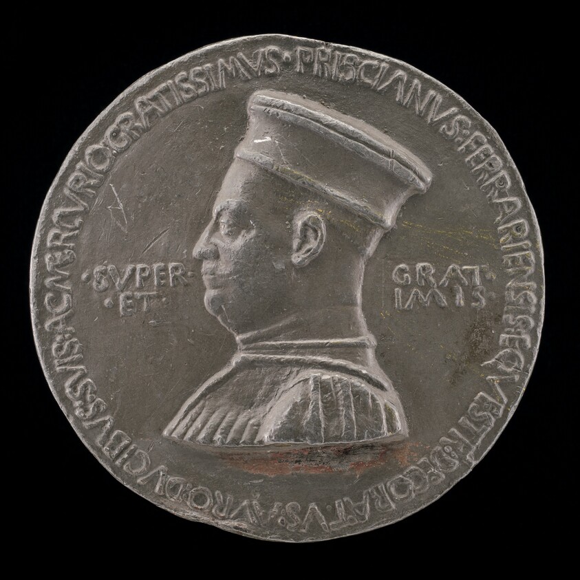Pellegrino Prisciani, c. 1435-1518, Man of Letters and Agent of the Estensi [obverse]