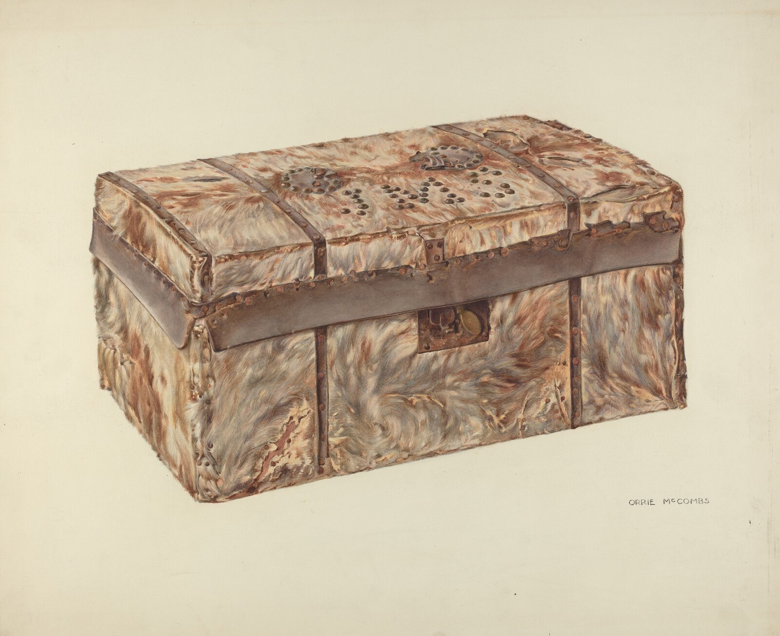 Trunk, Orrie McCombs, 1940