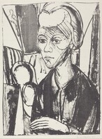 Portrait of a Woman (Frauenbildnis), Erich Heckel, 1920