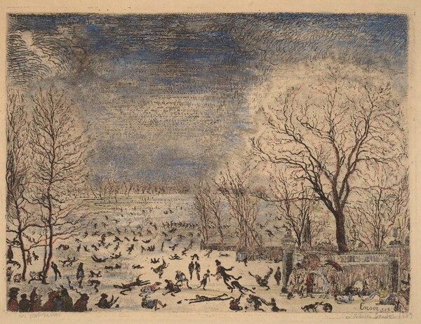 The Ice Skaters (Les Patineurs)