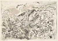 Valley in August, Nell Blaine, 1965