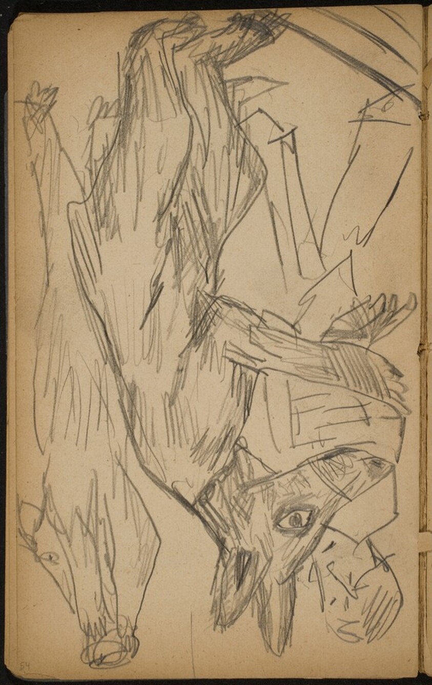 Zirkusnummer mit Bären (Performing Bears) [p. 54]