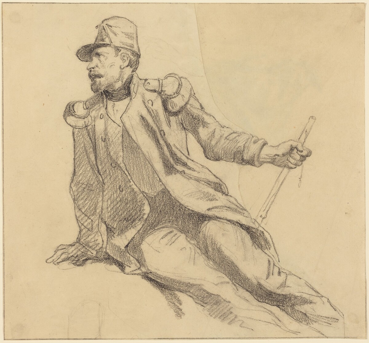A Seated Soldier