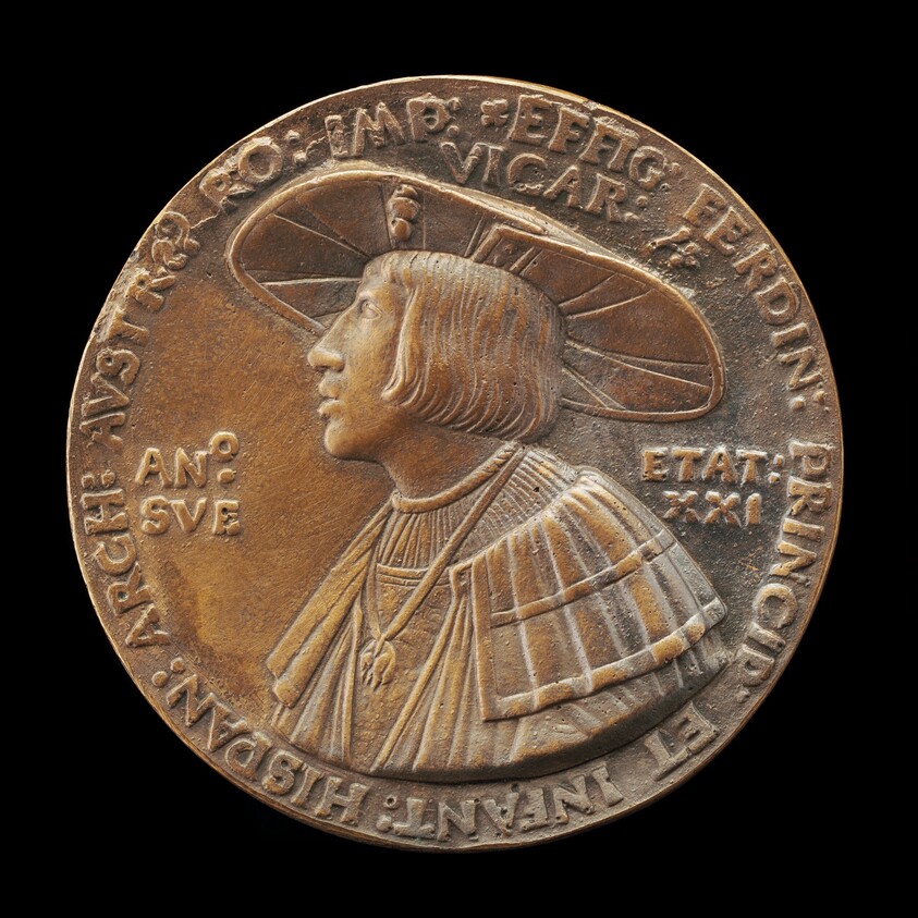 Ferdinand I, 1503-1564, Archduke of Austria 1519, Holy Roman Emperor 1556 [obverse]