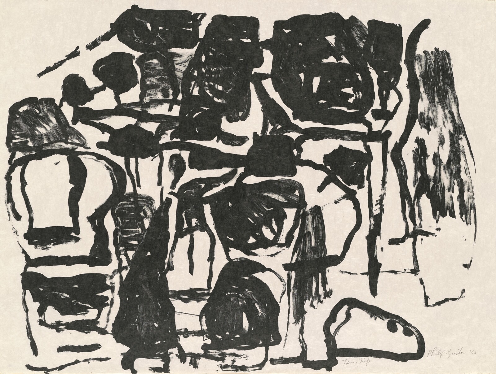 Untitled, Philip Guston, 1963