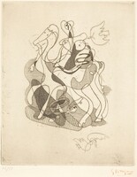Théogonie, Page 41, Georges Braque, 1932