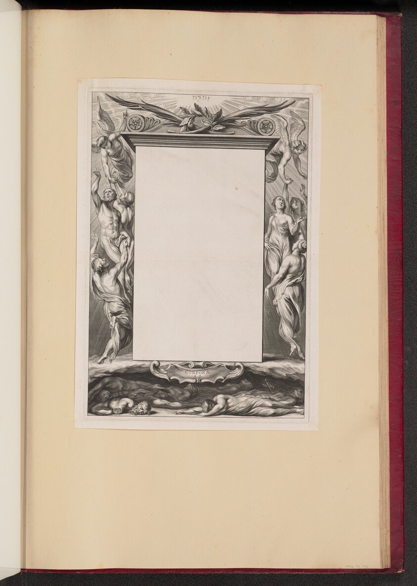 Border Illustration with Heaven and Hell "Corpora S.S."