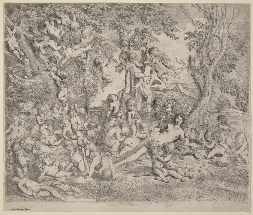 Venus in a Garden with Cupids