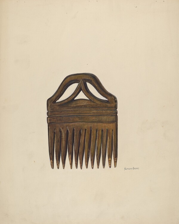 Comb (For Horses' Manes and Tails)