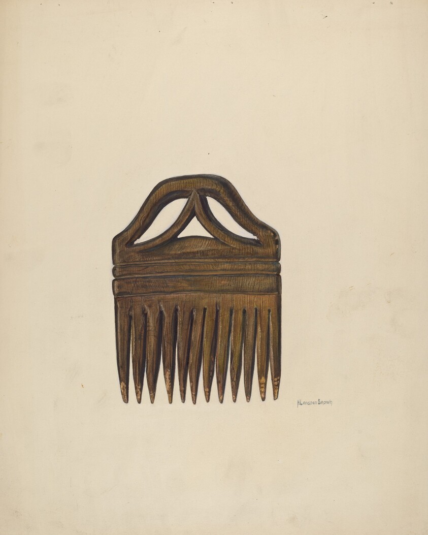 Comb (For Horses' Manes and Tails)