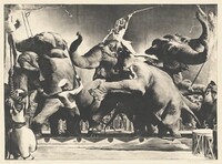 Elephant Act, Robert Riggs, c. 1935