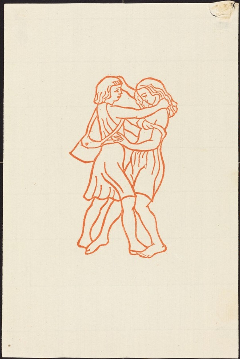 Second Book: Daphnis and Chloe Run Smiling Together (Daphnis et Chloe courent l'un vers l'autre