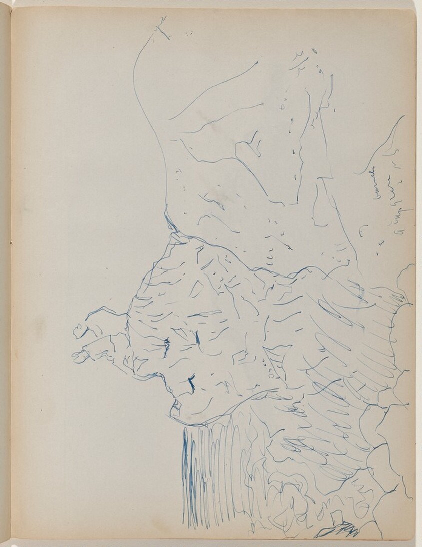 Two Figures Seated on the Rocks