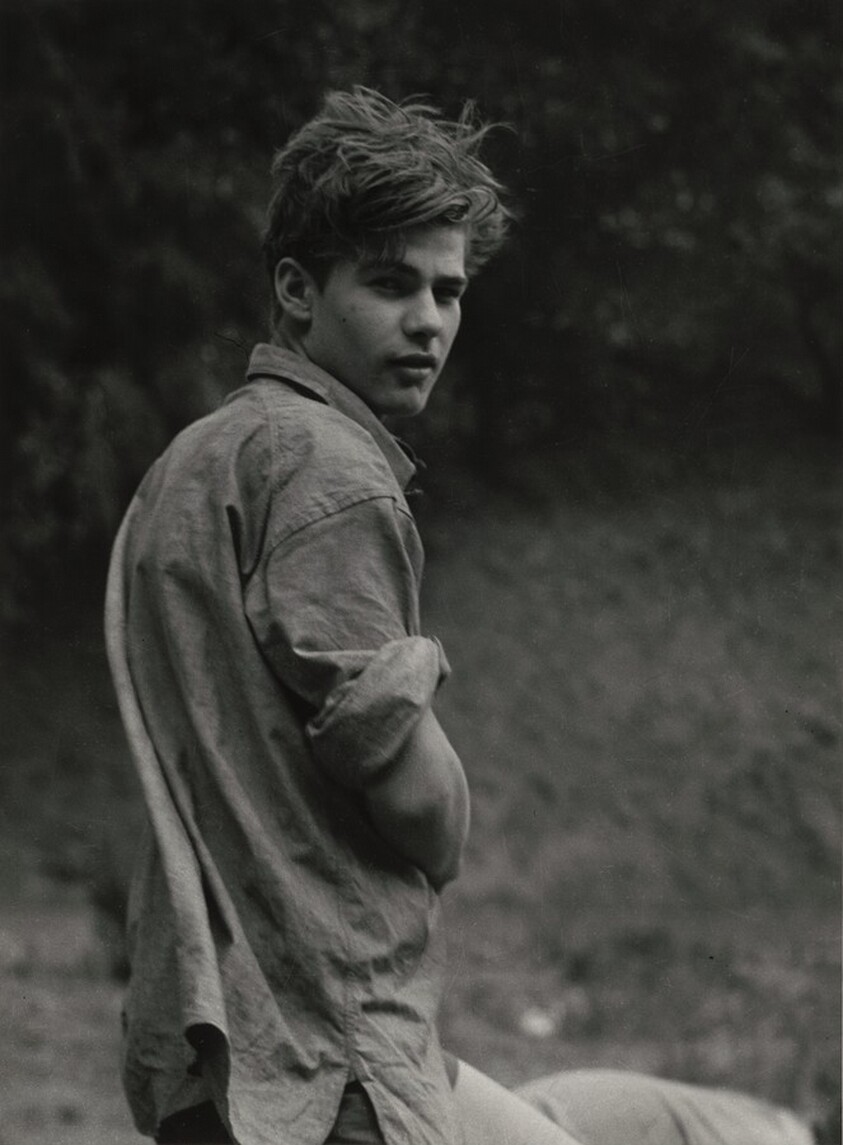 Wandering boy, Camp Carlton, California
