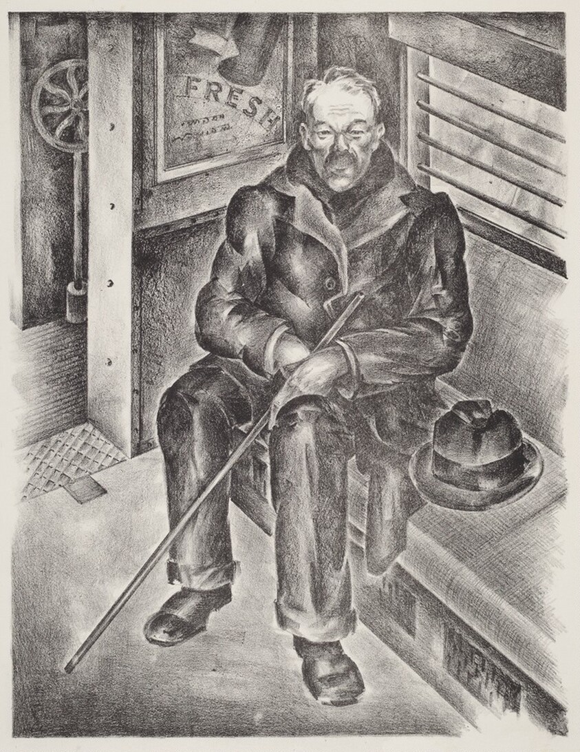 Untitled (Man in a Train)